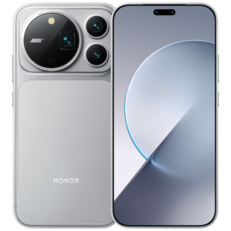 O Honor Magic9 Pro Max na cor prata