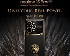 O Realme 15 Pro Game of Thrones Limited Edition já está disponível para compra na Índia. (Fonte da imagem: Realme)