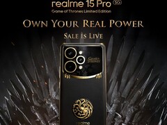 O Realme 15 Pro Game of Thrones Limited Edition já está disponível para compra na Índia. (Fonte da imagem: Realme)