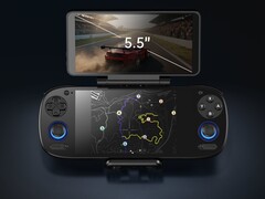 O Retroid Dual Screen Add-on tem uma tela sensível ao toque AMOLED de 5,5 polegadas. (Fonte da imagem: Retroid)