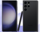 O Samsung Galaxy S23 Ultra deve vir com 256 GB, 512 GB, e 1 TB de opções de armazenamento. (Fonte da imagem: @evleaks &amp; Unsplash - editado)