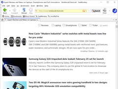 SeaMonkey 2.53.22 exibindo a página inicial do Notebookcheck (Fonte da imagem: Captura de tela - Notebookcheck)