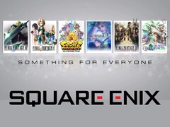 Banner mostrando os jogos Final Fantasy da Square Enix (Fonte da imagem: Square Enix com edições)