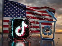 O TikTok é destruído. (Fonte da imagem: IA gerada pelo Nano Banana Pro)