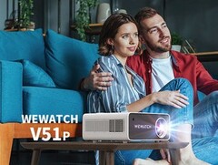 O projetor WEWATCH V51P tem uma característica de ruído branco. (Fonte de imagem: WEWATCH)