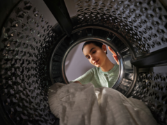 A máquina de lavar e secar Mijia Front Load Pro 9 kg da Xiaomi (na foto) chegou à Europa. (Fonte da imagem: Xiaomi)