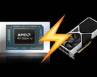 A iGPU AMD "Strix Halo" Radeon 8060S troca golpes com o laptop RTX 4060 Ti. (Fonte da imagem: @all_the_watts)