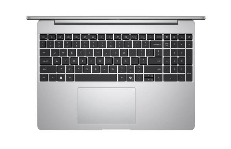 O Dell 15 possui um teclado numérico integrado e uma tela com proporção de 16:10.