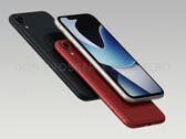 O iPhone SE 4 estará disponível em três variantes de cores (imagem via FrontPageTech)