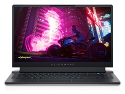 Em revisão: Alienware x15 R1 P111F. Unidade de teste fornecida pela Dell