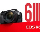 A câmera digital full-frame Canon EOS R6 Mark III oferece vídeos RAW de 7K60p e 12 bits e fotos digitais de 32,5MP. (Fonte da imagem: Canon Japan)