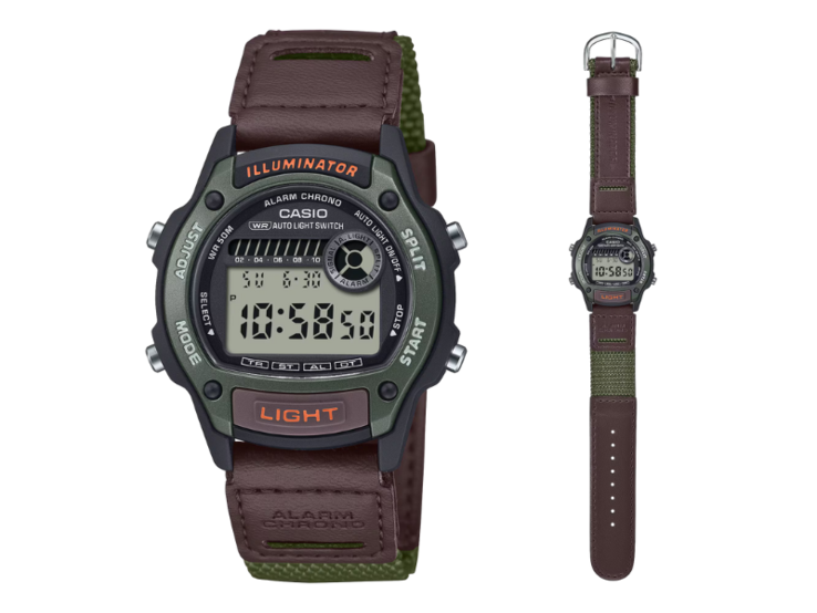 O relógio Casio Standard W220HF-3AV. (Fonte da imagem: Casio)