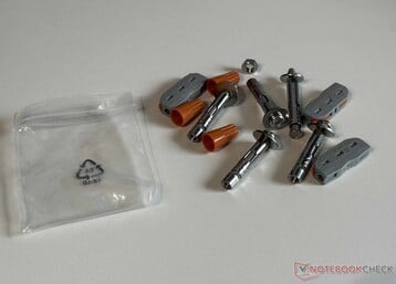 Materiais de instalação em detalhes