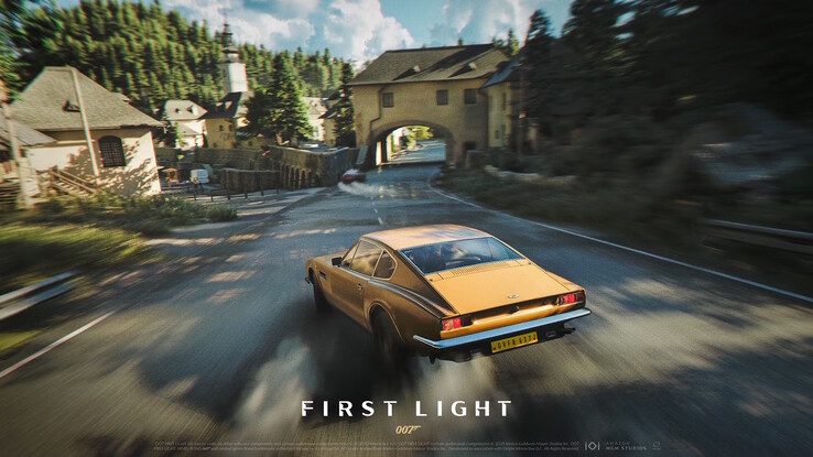 Um título de James Bond não estaria completo sem uma emocionante perseguição de veículos. (Fonte da imagem: IO Interactive)