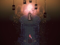 Uma imagem mostrando um personagem em Eldest Souls.