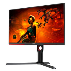 O AOC Gaming U27G3X/BK combina visuais 4K com uma taxa de atualização de 160 Hz. (Fonte da imagem: AOC)