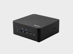 O novo mini PC MSi Cubi NUC AI+ 2MG apresenta os processadores Lunar Lake da Intel. (Fonte da imagem: MSI)