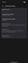 Android informações sobre a versão