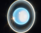 Uma imagem ampliada de Urano, capturada pelo Telescópio Espacial James Webb da NASA (Fonte da imagem: NASA, ESA, CSA e STSCI; cortada)