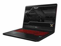 The ASUS TUF Gaming FX705DY-AU072 laptop review. Test device courtesy of notebooksbilliger.de.