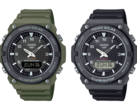 A Casio lançou os relógios AQ-S820W-1AV (à direita) e AQ-S820W-3BV (à esquerda) na Europa. (Fonte da imagem: Casio)
