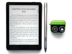 Boox Go 6 II com caneta InkSense Plus e Tappy.