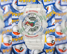 O novo relógio da colaboração entre a Casio e Pokémon possui um pequeno submostrador com design inspirado em uma Poké Ball.