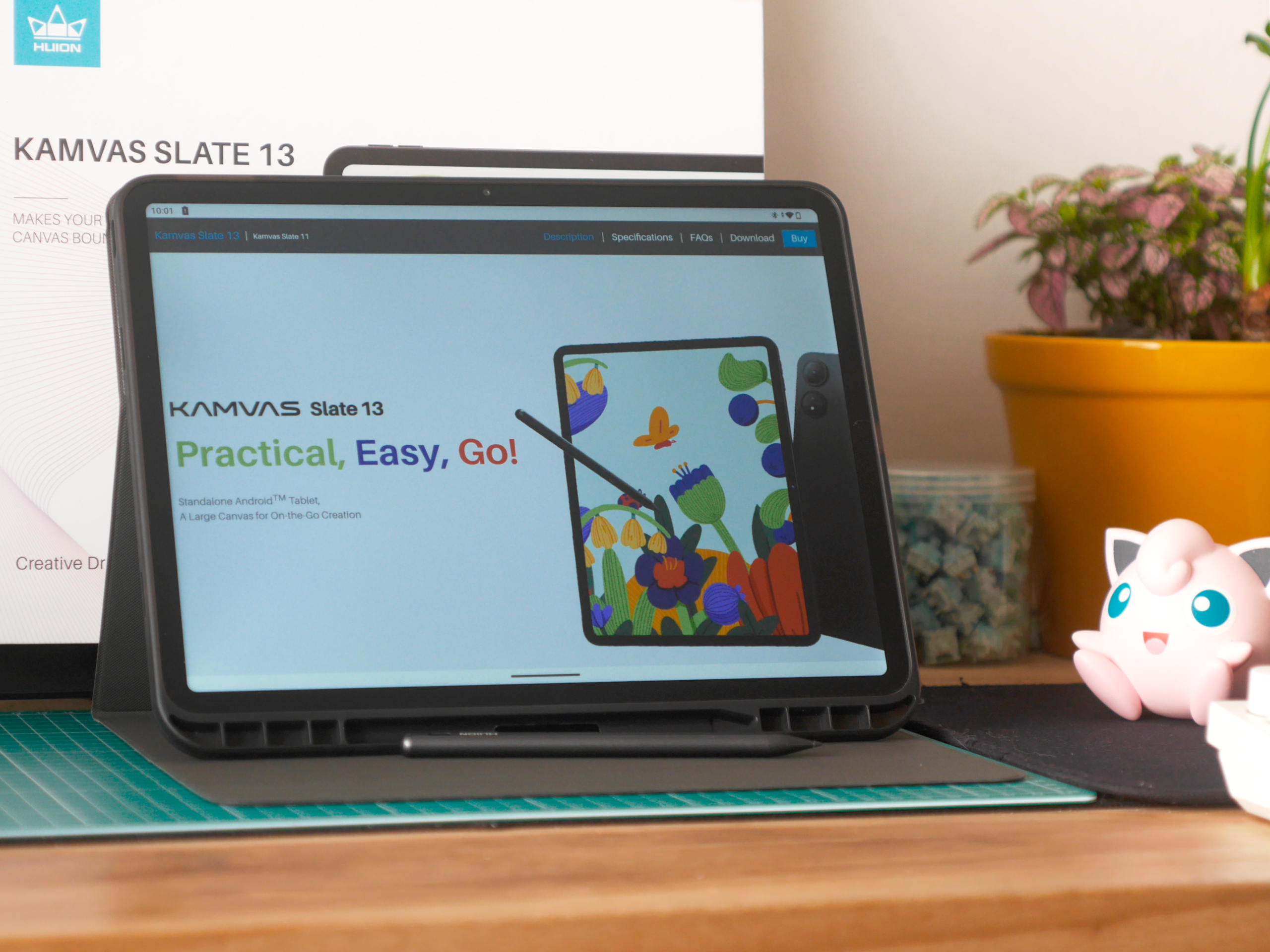 Análise prática do Huion Kamvas Slate 13