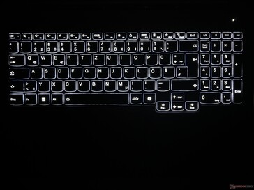 Luz de fundo do teclado