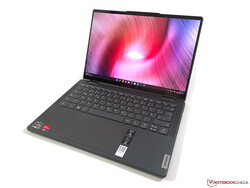Em revisão: Lenovo Yoga 7 14 AMD. Exemplo de dispositivo fornecido por: