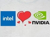 Os futuros processadores Intel para desktop e dispositivos móveis poderão eliminar completamente as Arc iGPUs em favor das soluções da Nvidia. (Fonte da imagem: Intel, Nvidia, Unsplash, Pixabay)