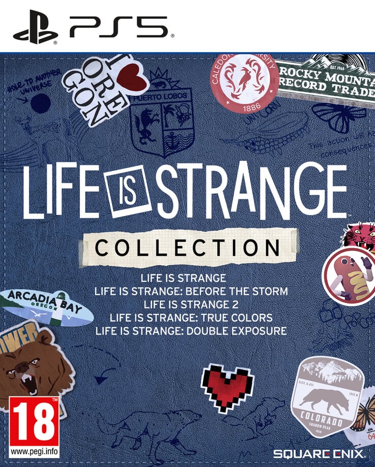 Imagem da caixa de Life is Strange Collection no PS5. (Fonte da imagem: Square Enix) 