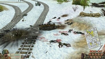 Na foto: Uma captura de tela do jogo Soldiers: Heroes of World War II.