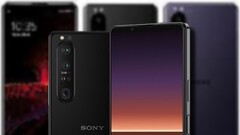 A imagem ao vivo desfocada mostra o Sony Xperia 1 III com aspecto idêntico ao do conceito render. (Fonte da imagem: AndroidNext/@OnLeaks - editado)