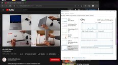 Máxima latência ao abrir várias abas do navegador e reproduzir um vídeo de 4K.