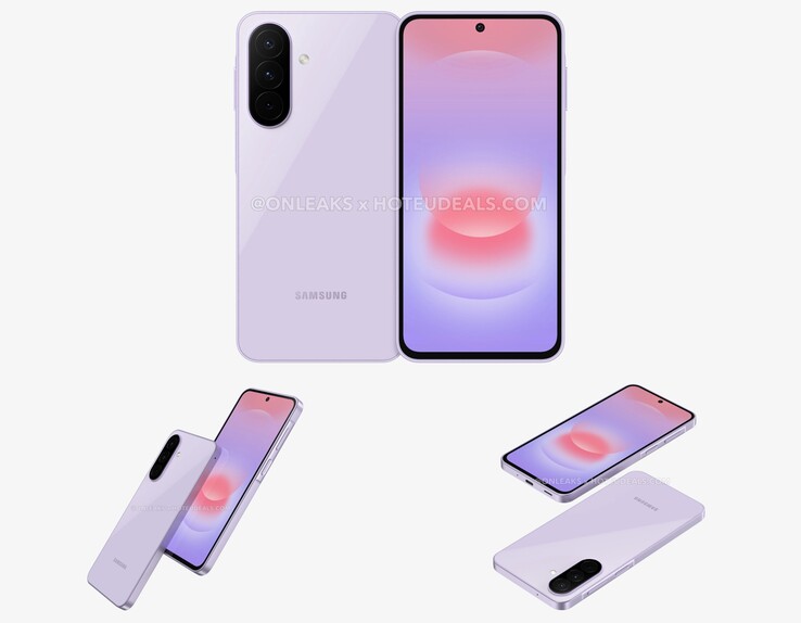 O Galaxy A27 parece muito mais premium do que o Galaxy A26 nas renderizações vazadas.