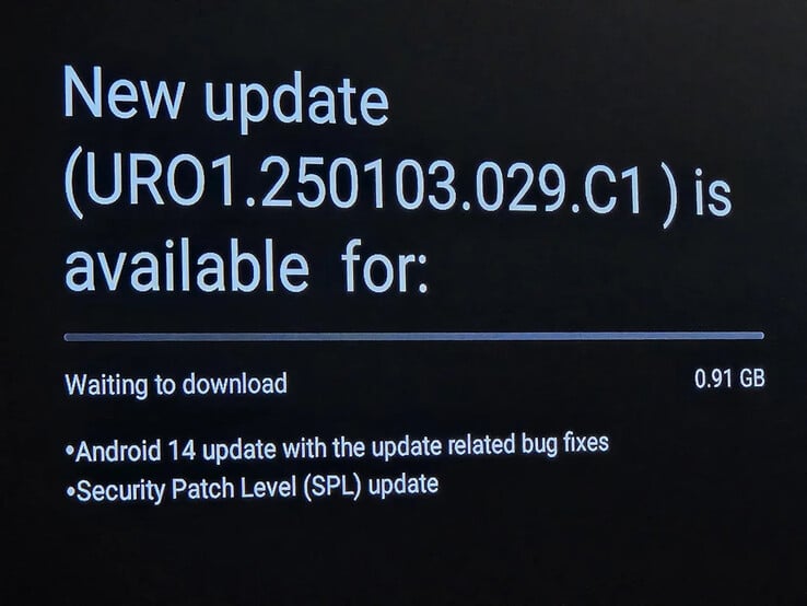 As caixas e o bastão Onn estão recebendo uma nova atualização do Android 14. (Fonte da imagem: u/Seaweed_Maximum)