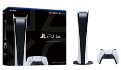 Tanto o PS5 regular quanto o Digital Edition (ilustrado aqui) utilizam o sistema de E/S com sopa. (Fonte da imagem: Sony)