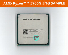 AMD Ryzen 7 5700G Amostra de Engenharia. (Fonte da imagem: hugohk no eBay).