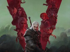 Imagem artística de Geralt de The Witcher 3 e personagens de apoio. (Fonte da imagem: CD Projekt Red)