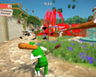 A Gentlemen's Dispute, os jogadores podem usar armas e riscos ambientais para sobreviver uns aos outros. Na foto, uma captura de tela do jogo. (Fonte da imagem: Steam)