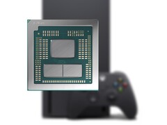 O Xbox Series X apresenta uma APU da AMD com uma CPU Zen 2 de 8 núcleos e uma iGPU RDNA 2 com 52 CUs/(APU AMD Dragon Range mostrada aqui). (Fonte da imagem: AMD, Xbox, editado)