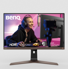 A BenQ EW2880U tem um painel de 4K e 28 polegadas com certificação HDR10. (Fonte de imagem: BenQ)