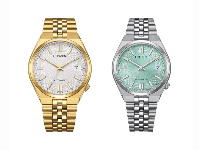 AAAAA級天然ゴールドルチルクォーツ金蟾B0616/YS/61102/399A A Citizen lança dois novos relógios automáticos da linha Tsuyosa