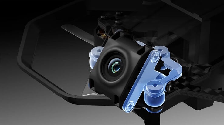 O gimbal do drone parece pouco convencional (Fonte da imagem: iFlight)