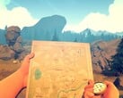 Uma imagem mostrando um mapa em Firewatch, agora com 80% de desconto na Steam.