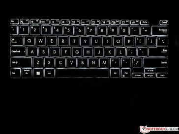 Retroiluminação do teclado