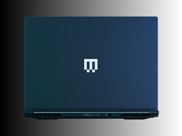Vista traseira do laptop para jogos Maingear Super 16 (Fonte da imagem: Maingear PR)