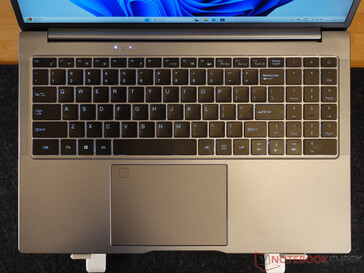 Para comparar: O teclado do N16 Pro