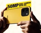 O Poco X8 Power vem equipado com uma bateria de 10.000 mAh em seu chamarativo chassi amarelo.